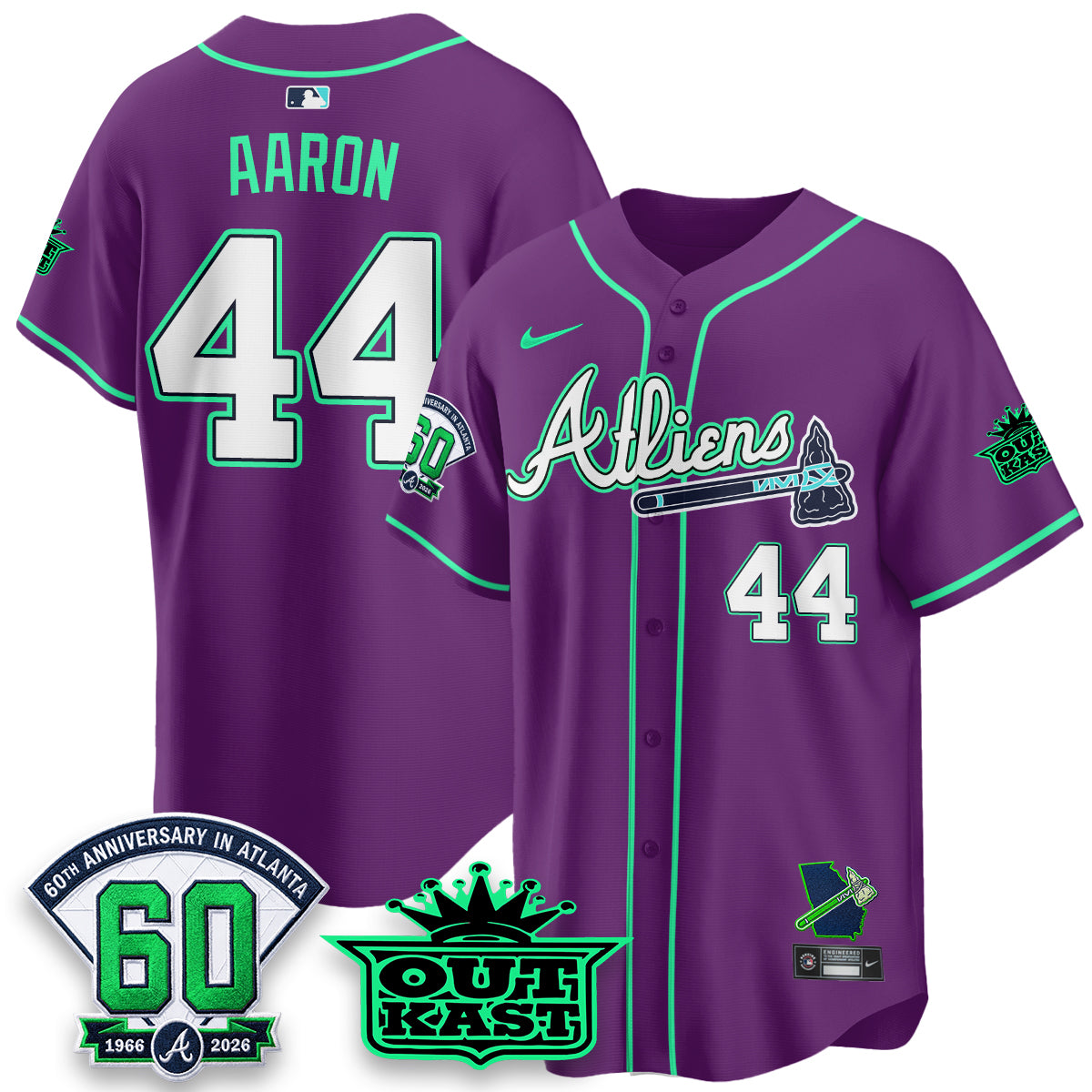 ATL x Atliens Cool Base Galaxy Version Jersey - Stitched (28)