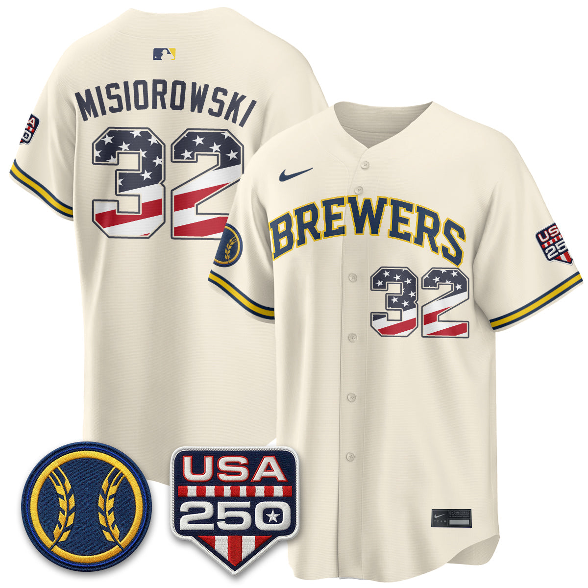 MIL Fourth of July Vapor Limited Jersey - Stitched