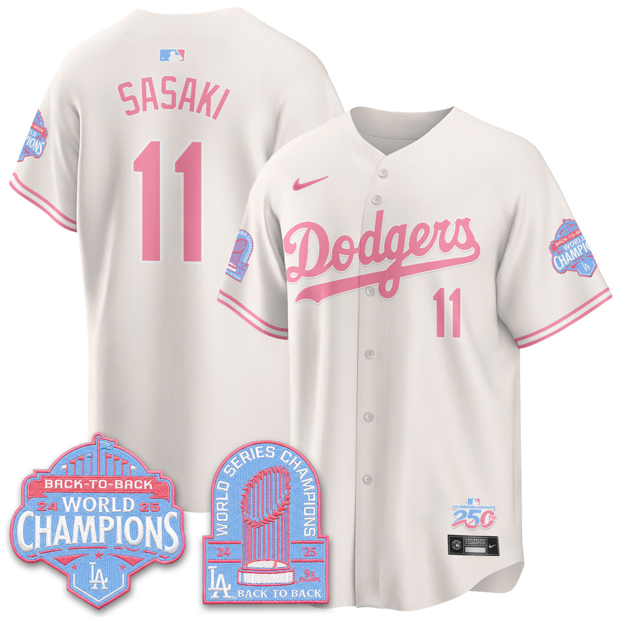 LAD x Bubblegum Vapor Jersey - Stitched