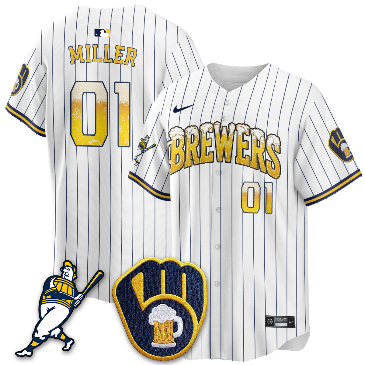 MIL "Pitcher & Pint" Edition Vapor Limited Jersey - Stitched (2)