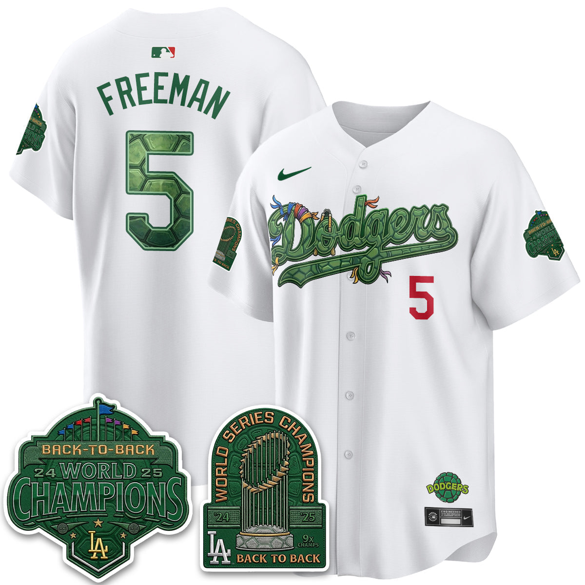 LAD x TMNT 2026 Vapor Jersey - Stitched