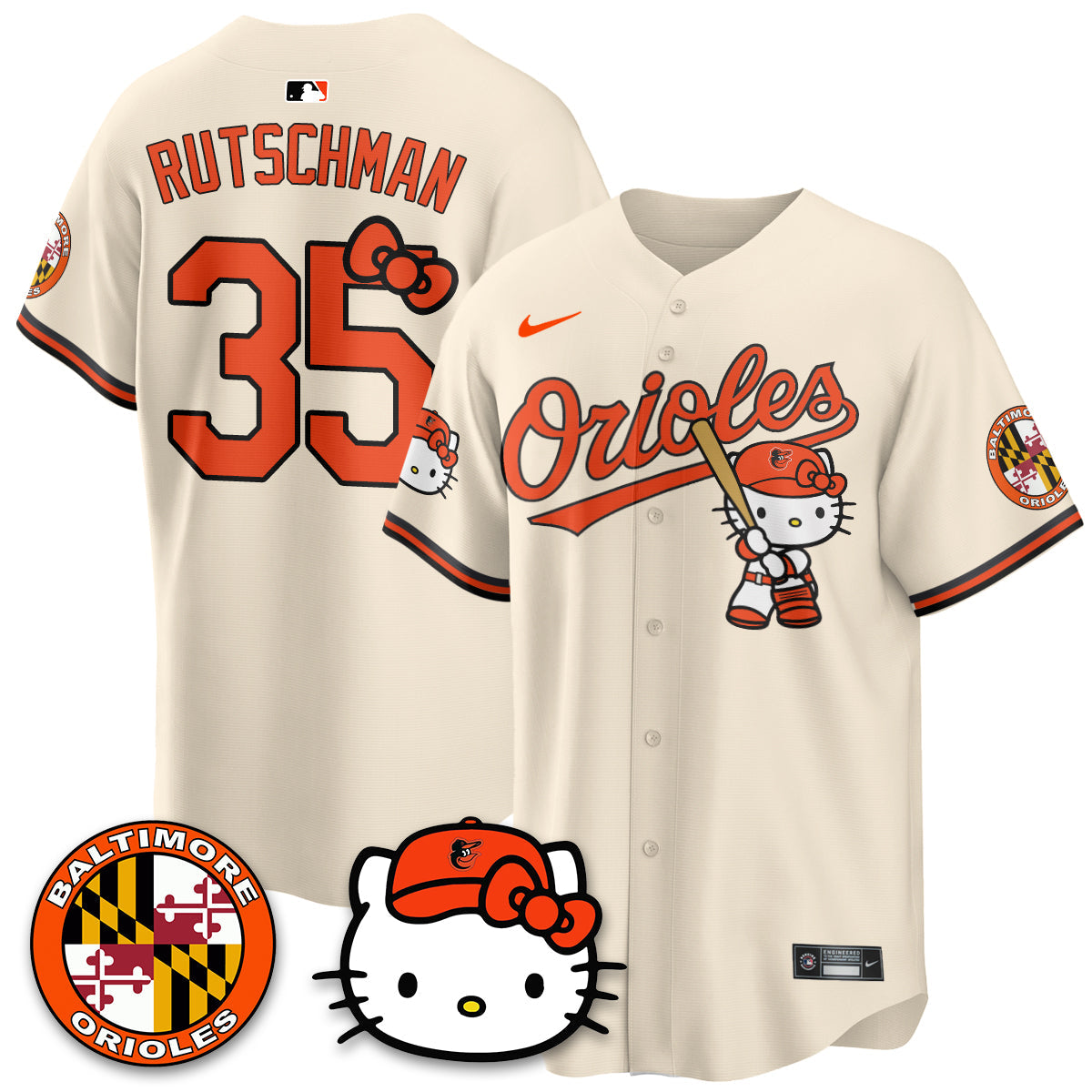 BAL x Meow Kitty Limited City Connect Jersey - Stitched