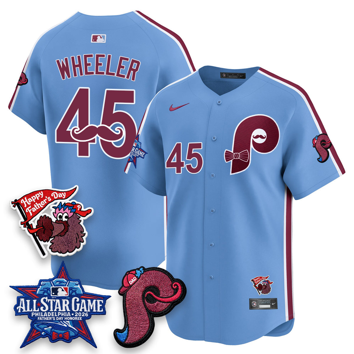 PHI Happy Father's Day Vapor Jersey - Stitched