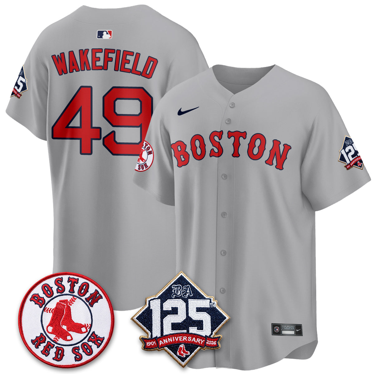 BOS 125th Anniversary Patch Vapor Jersey - Stitched