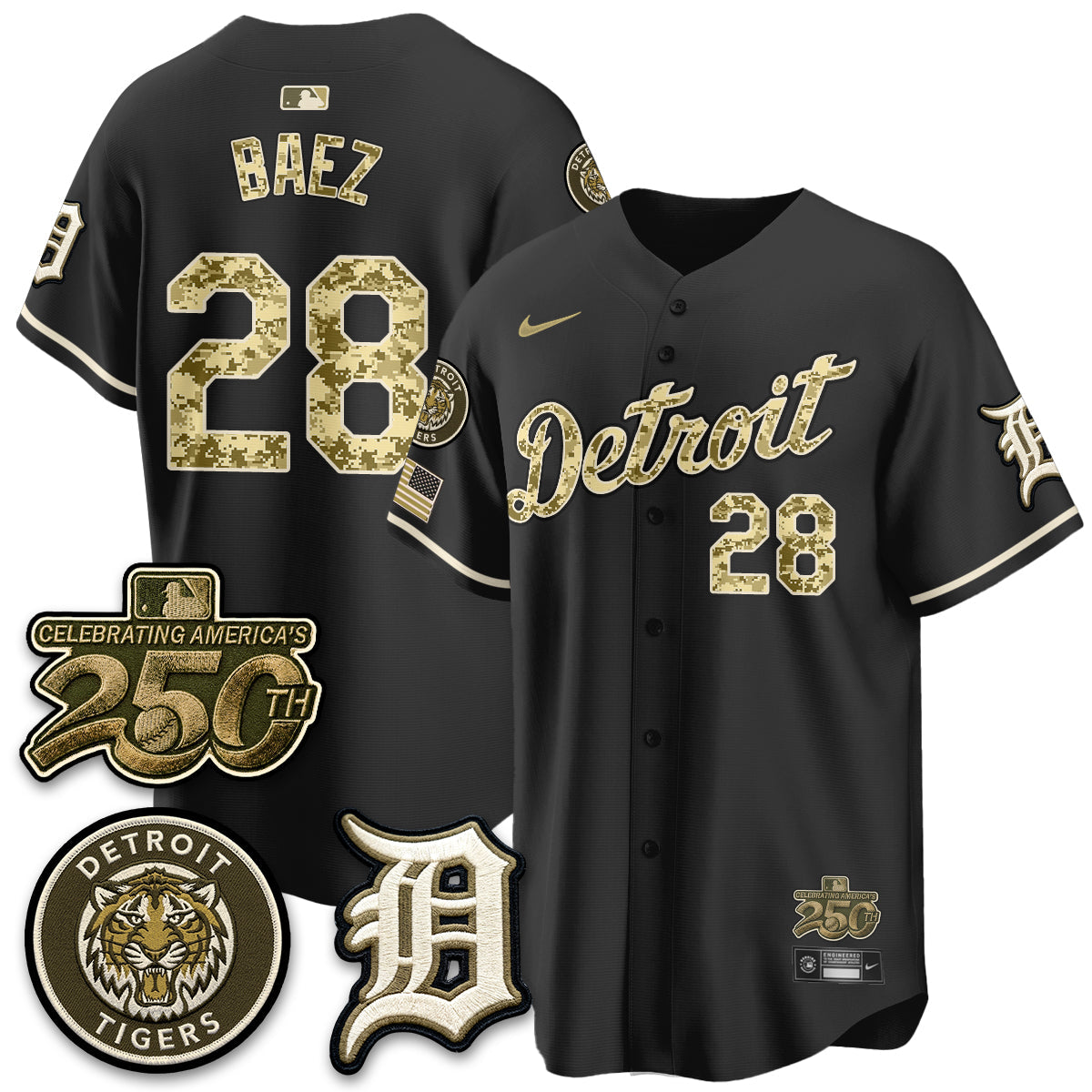 DET 2026 Armed Forces Day Jersey - Stitched