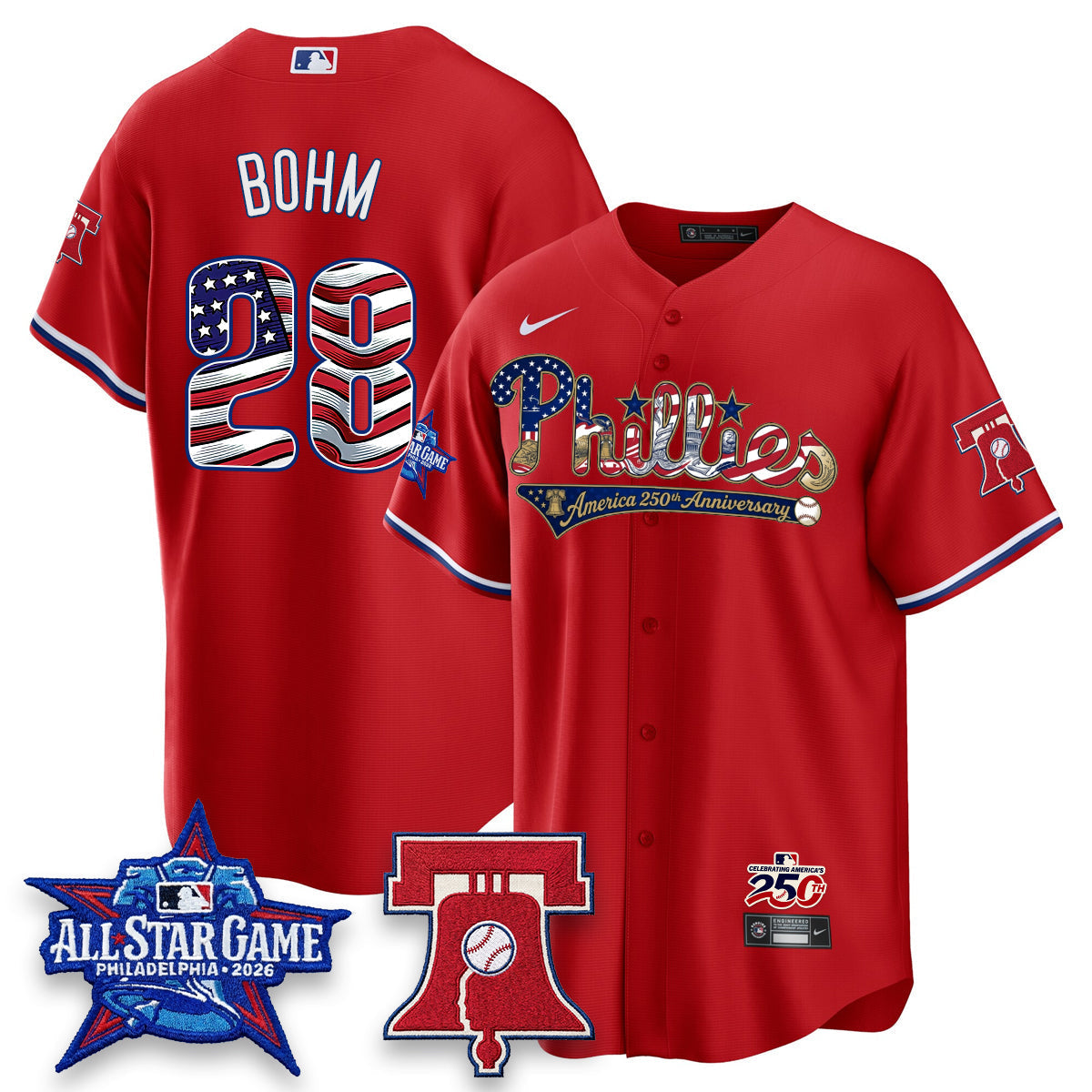 PHI 2026 Independence Day USA Vapor Limited Jersey - Stitched (2)