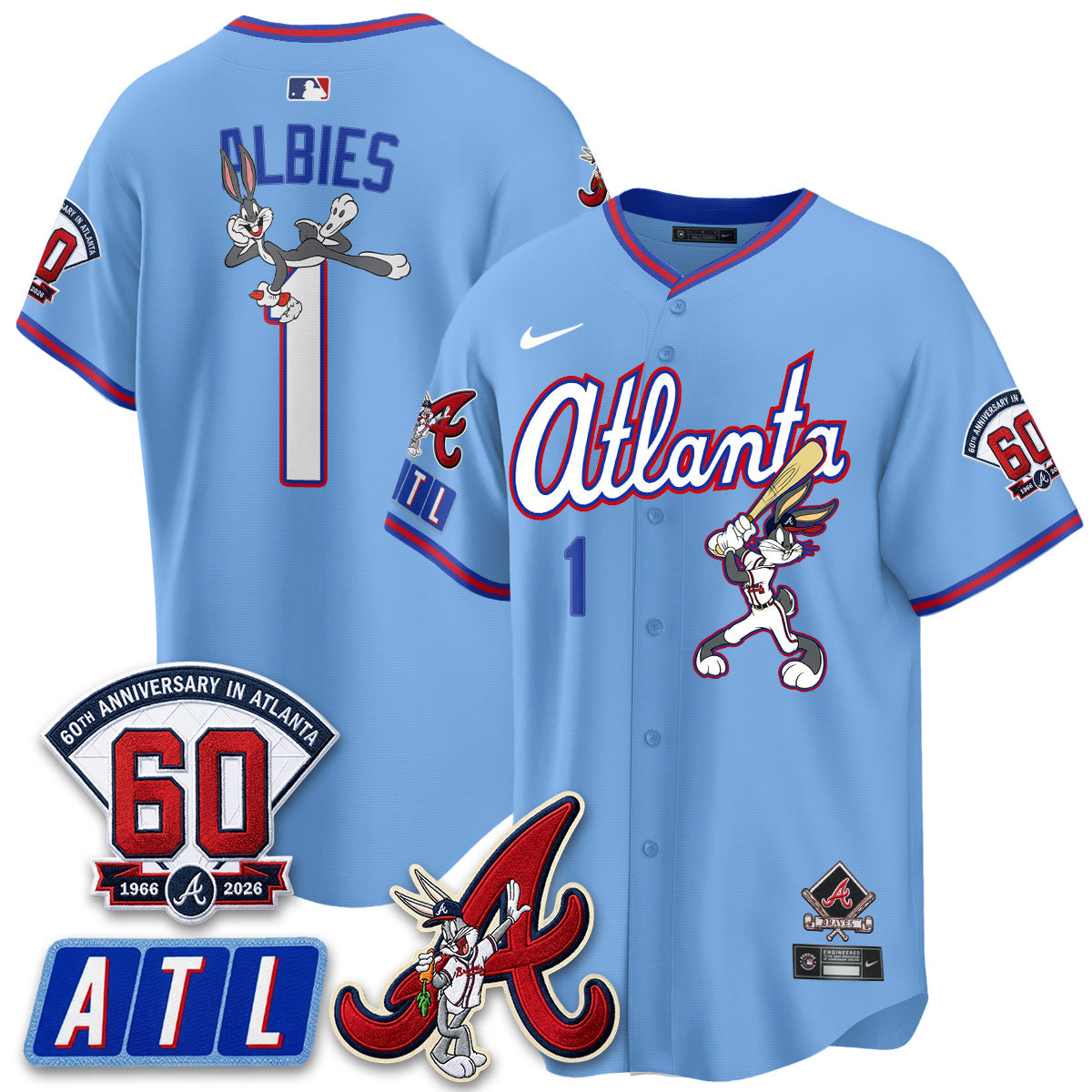 ATL x Bunny Vapor Premier Limited Jersey - Stitched