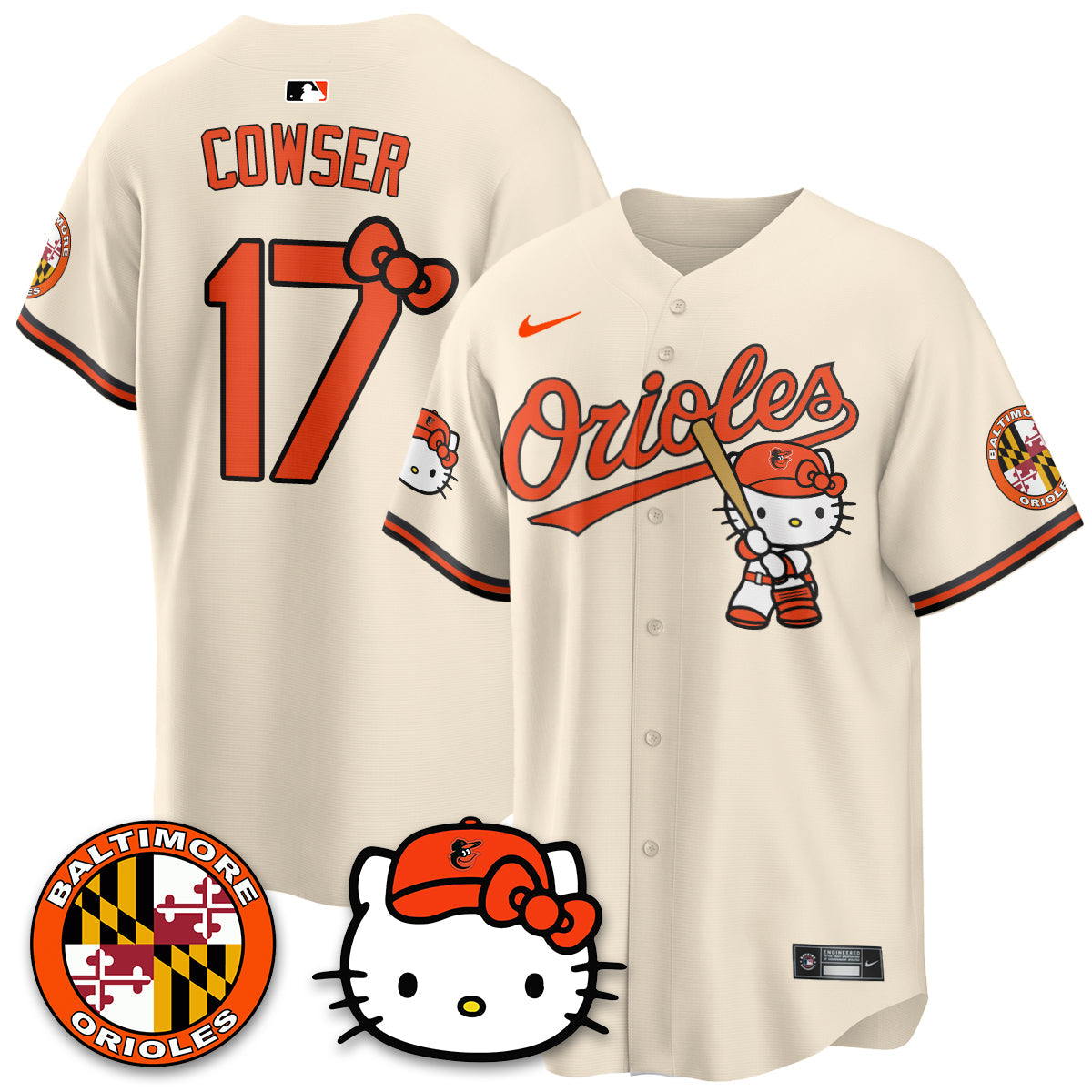 BAL x Meow Kitty Limited City Connect Jersey - Stitched