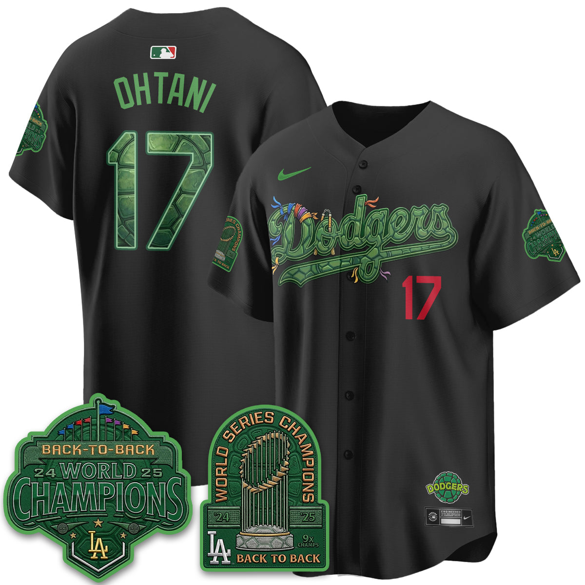 LAD x TMNT 2026 Vapor Jersey - Stitched