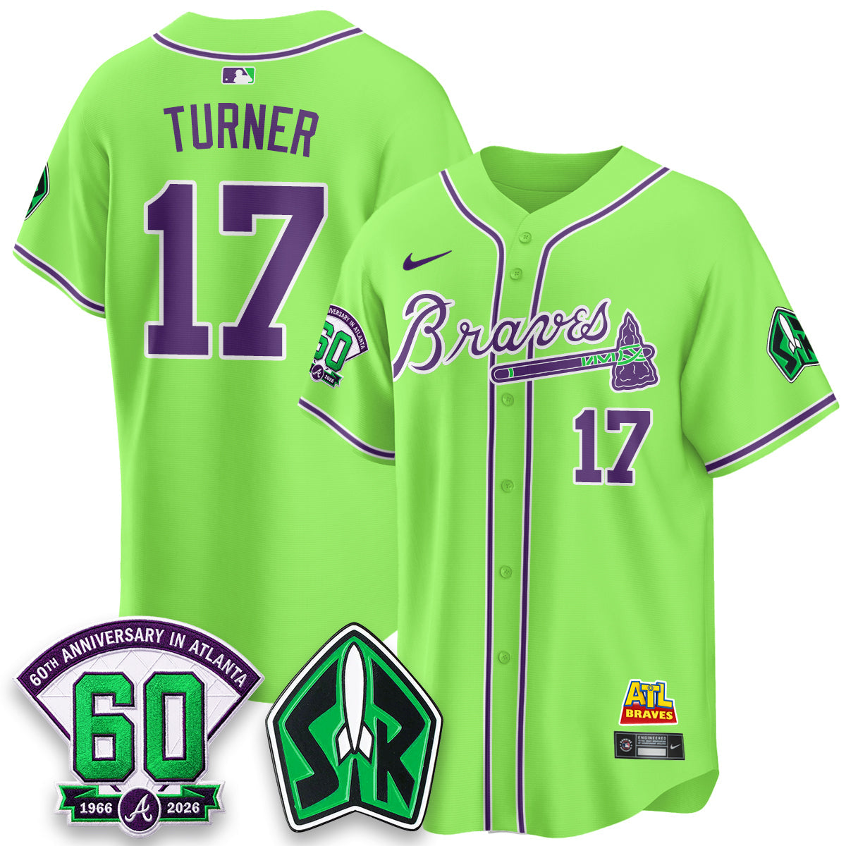 ATL 60th Anniversary Space Ranger Edition Vapor Limited Jersey - All Stitched
