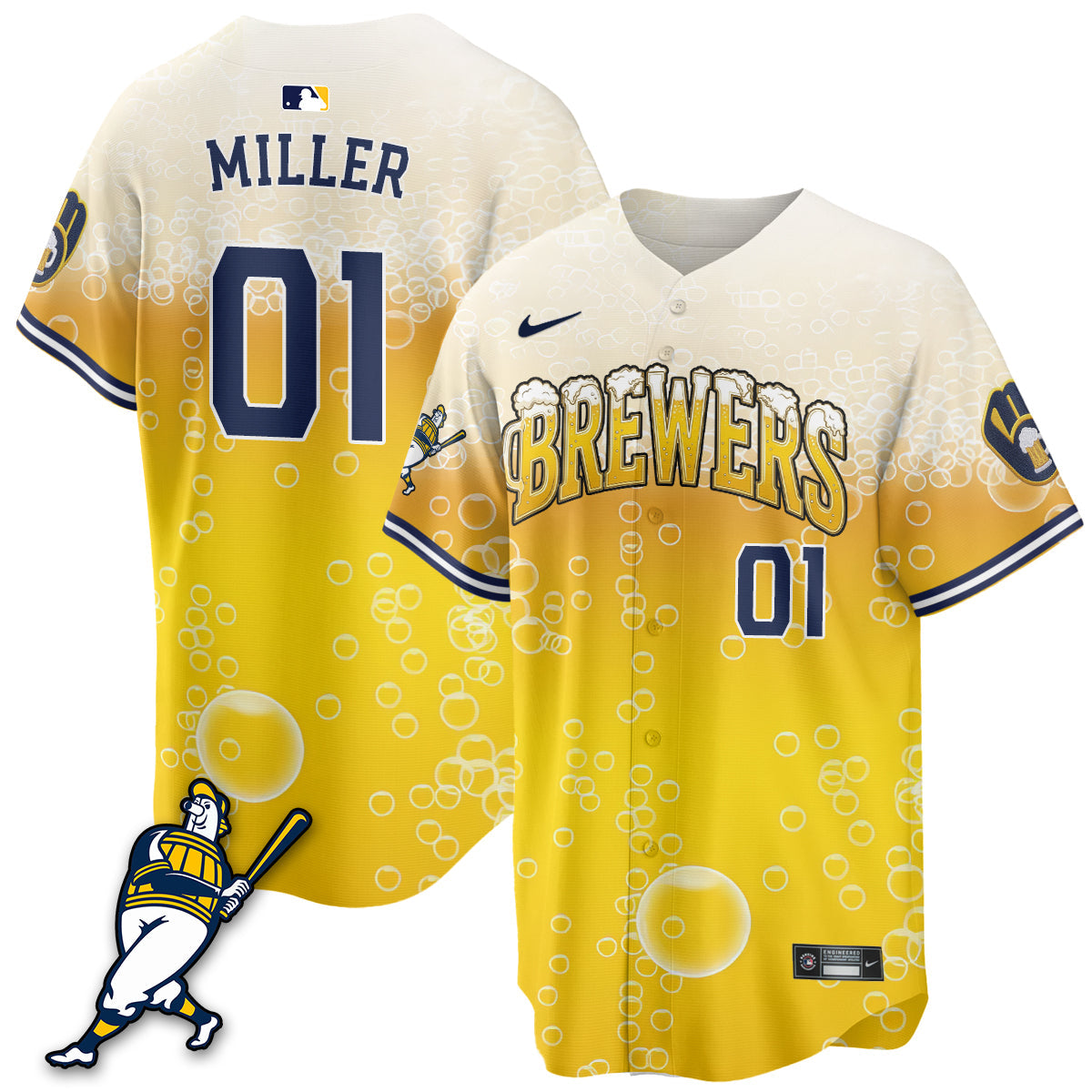 MIL "Pitcher & Pint" Edition Vapor Limited Jersey - Stitched (2)