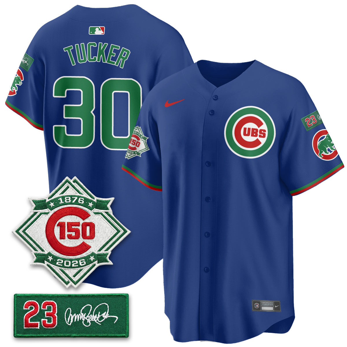 CHC Limited Mexico Jersey - 150th Anniversary + Ryne Sandberg Tribute Patch All Stitched