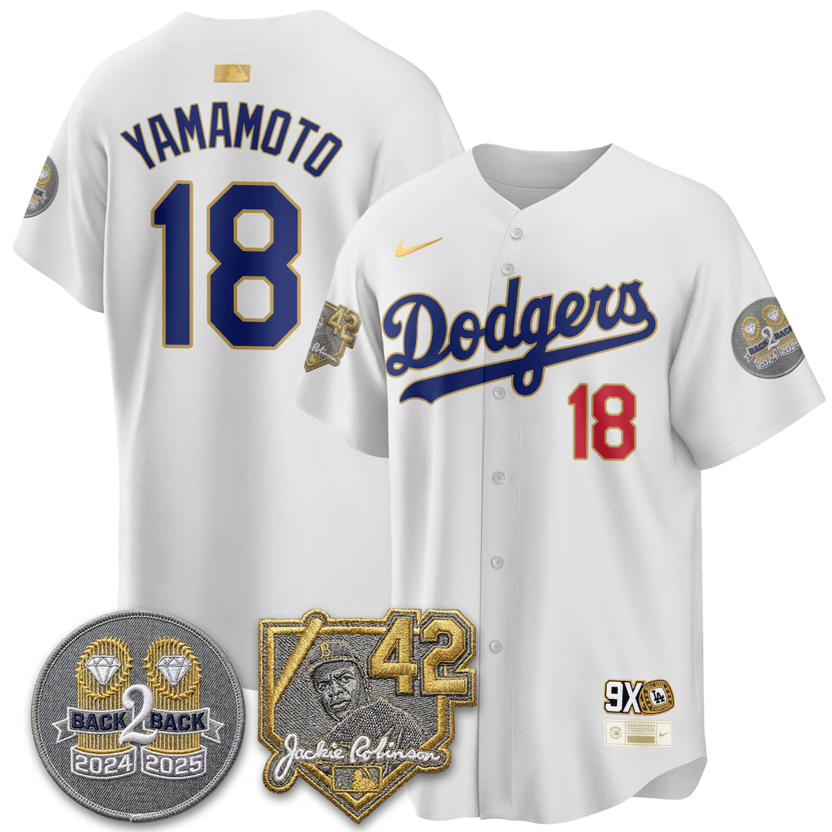 LAD -  2026 Jackie Robinson Day Vapor Limited Jersey - All Stitched