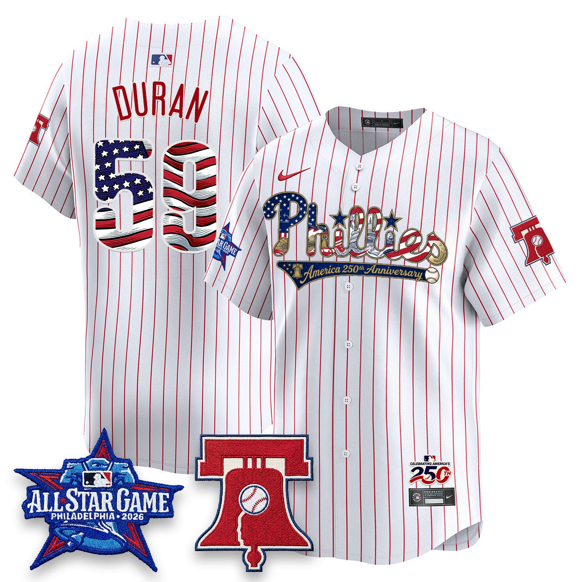 PHI 2026 Independence Day USA Vapor Limited Jersey - Stitched
