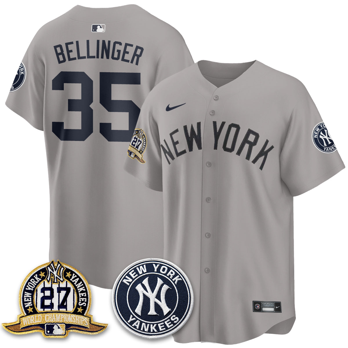 NYY Alternate Jersey - All Stitched