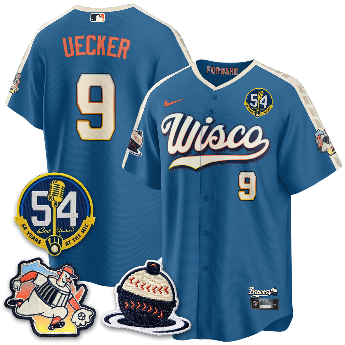 MIL 2026 City Connect Bob Uecker Vapor Limited Jersey - All Stitched V1