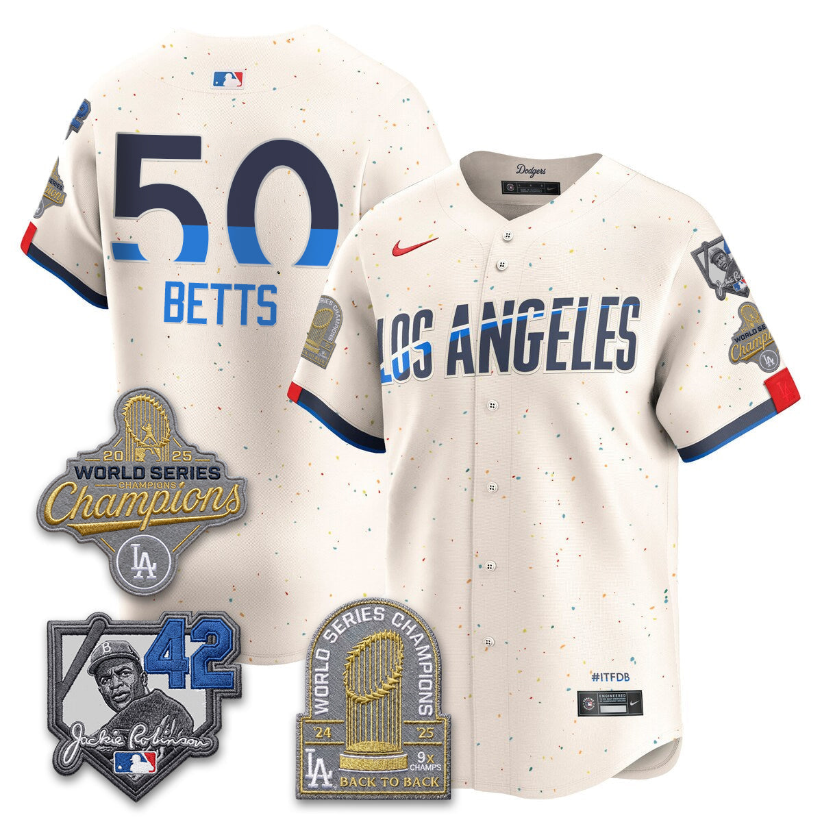 LAD 2026 Jackie Robinson New Era Vapor Limited Jersey - Stitched