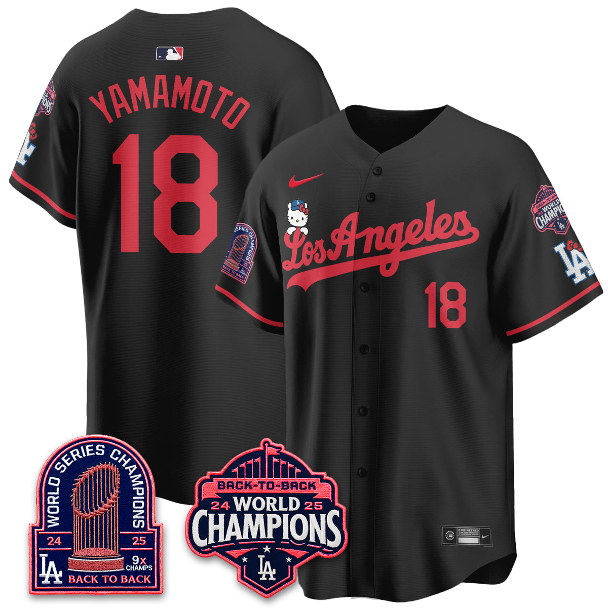 LAD x Hello Kitty Night 2026 Vapor Jersey - All Stitched - V2