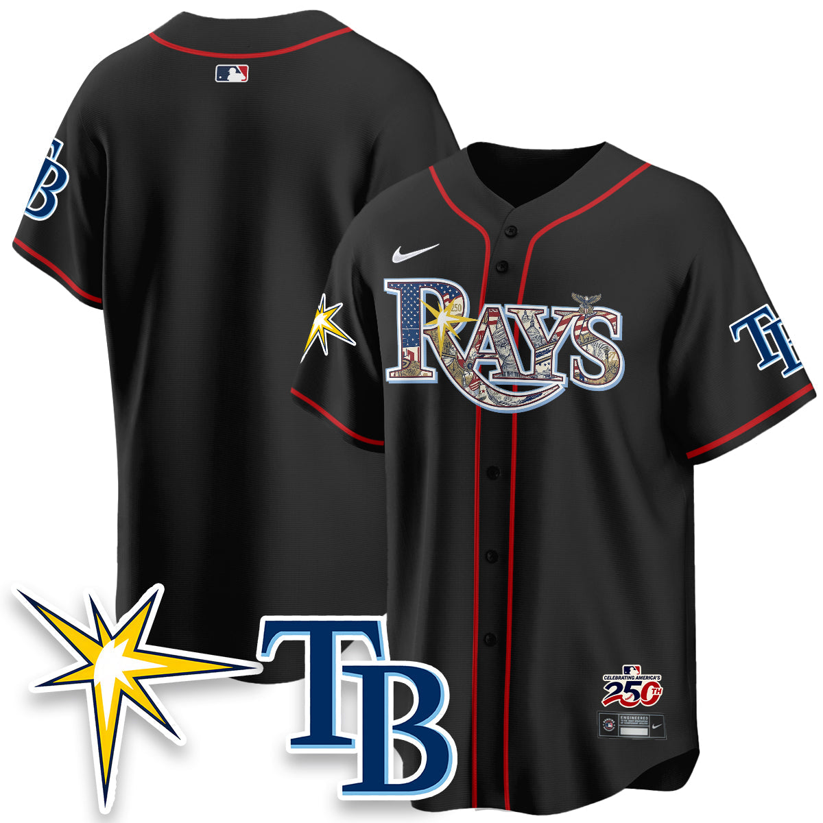 TB 2026 Independence Day USA Vapor Limited Jersey - Stitched