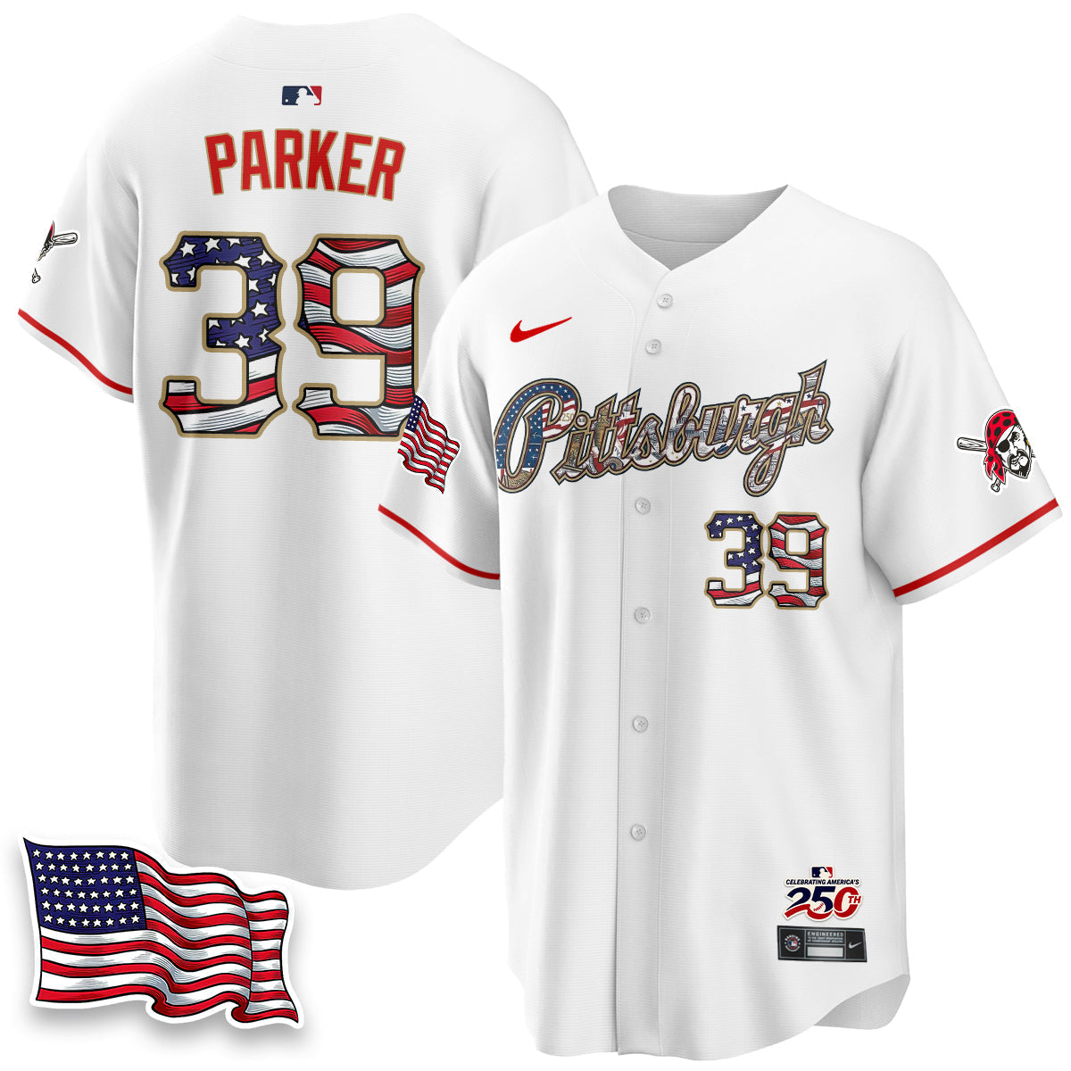 PIT 2026 Independence Day USA Vapor Limited Jersey - Stitched