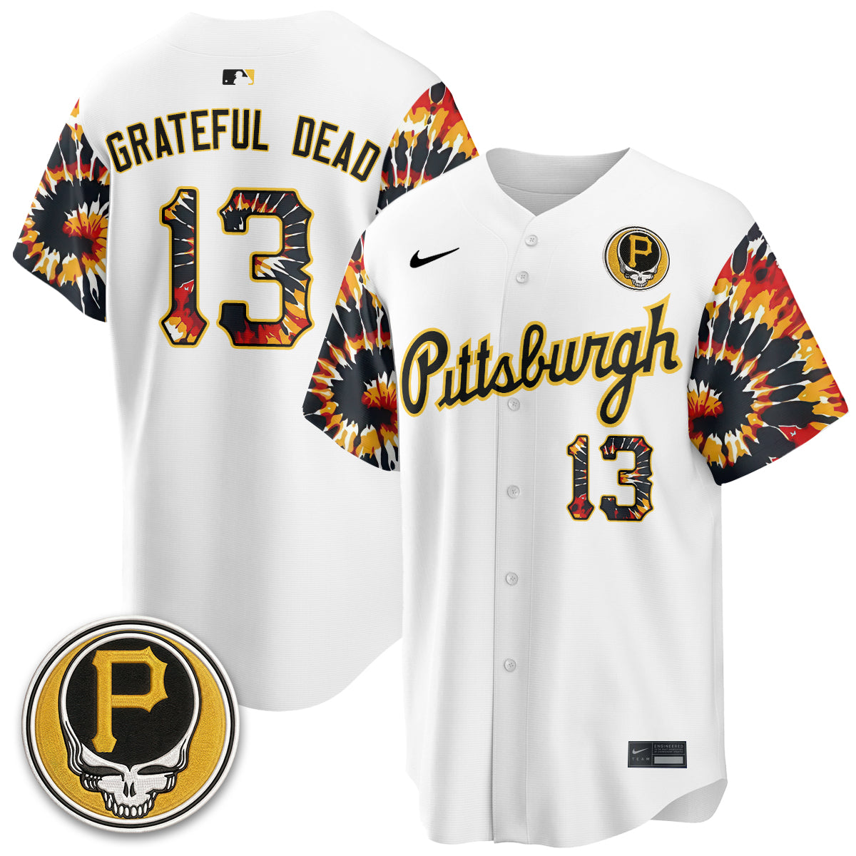 PIT x Grateful Dead Vapor Limited Jersey - Stitched