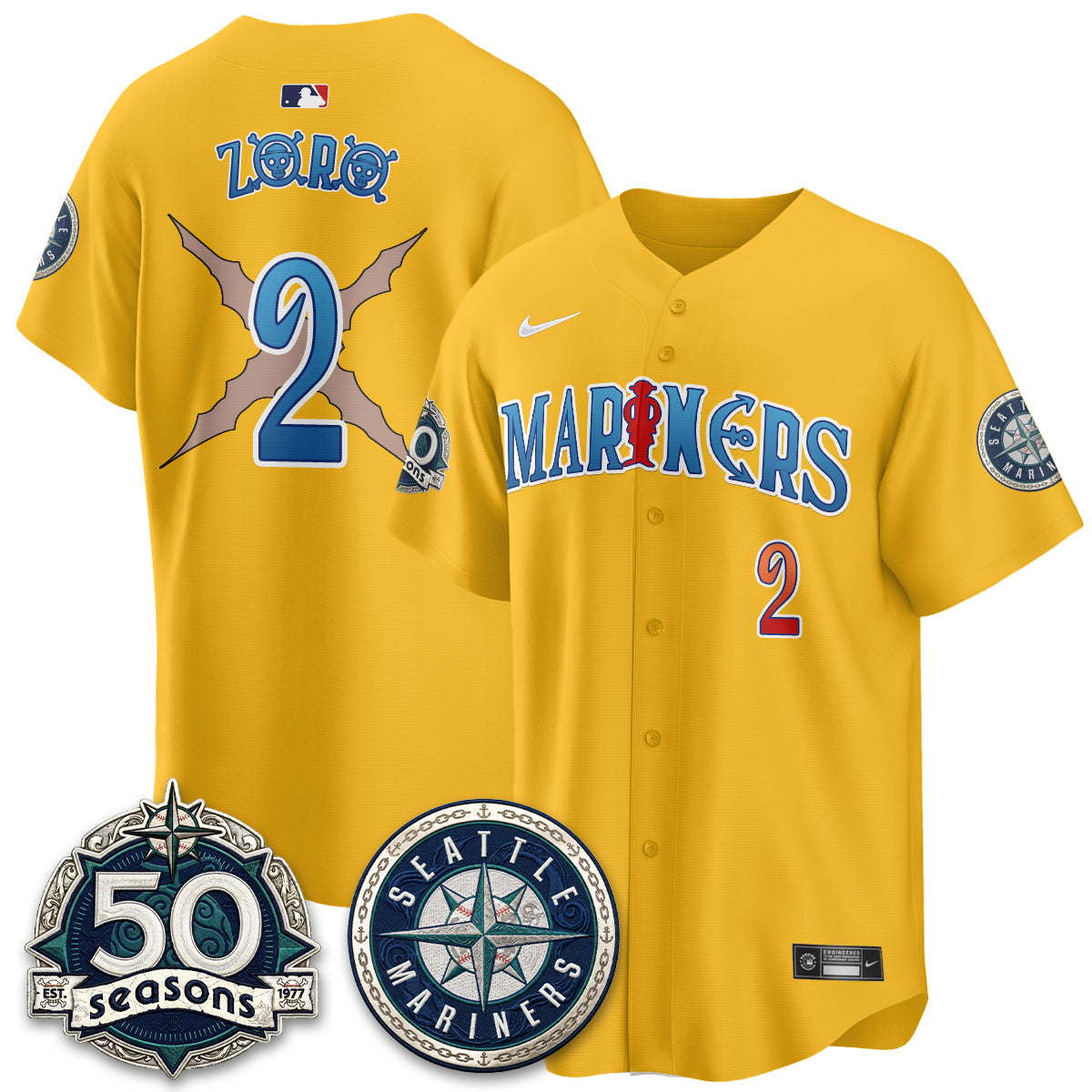 SEA x Japanese Cartoon Vapor Limited Jersey - Stitched