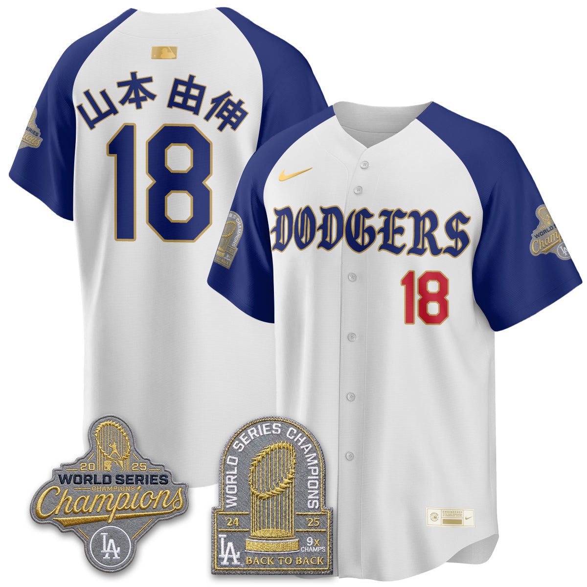 LAD Vapor Limited Jersey - Back to Back 9x Champs - All Stitched