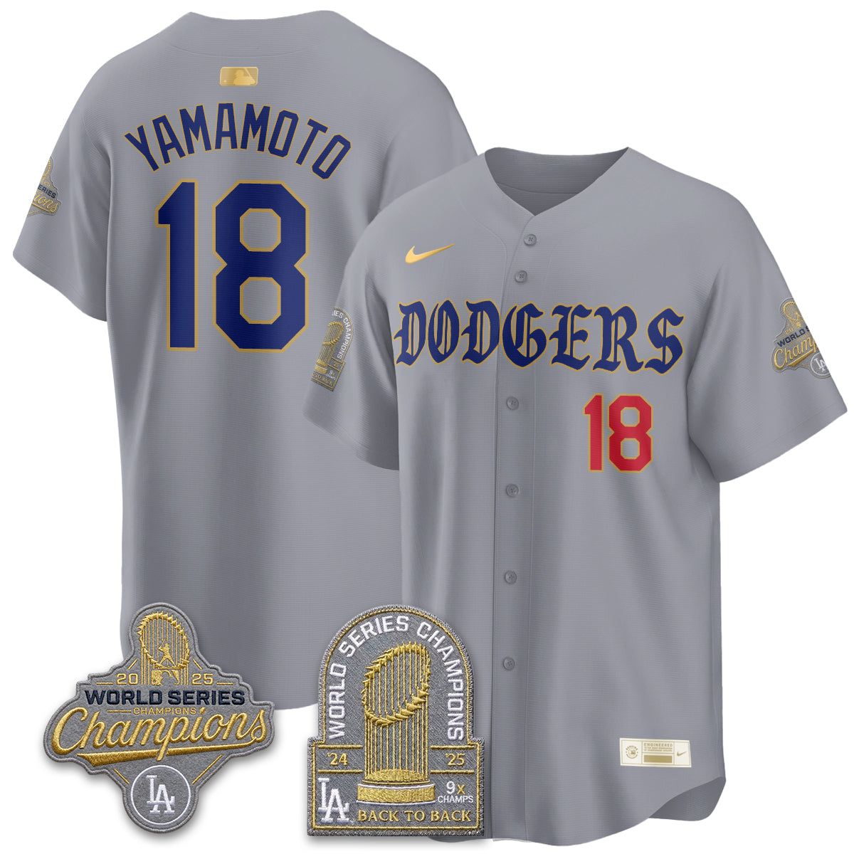 LAD Vapor Limited Jersey - Back to Back 9x Champs - All Stitched