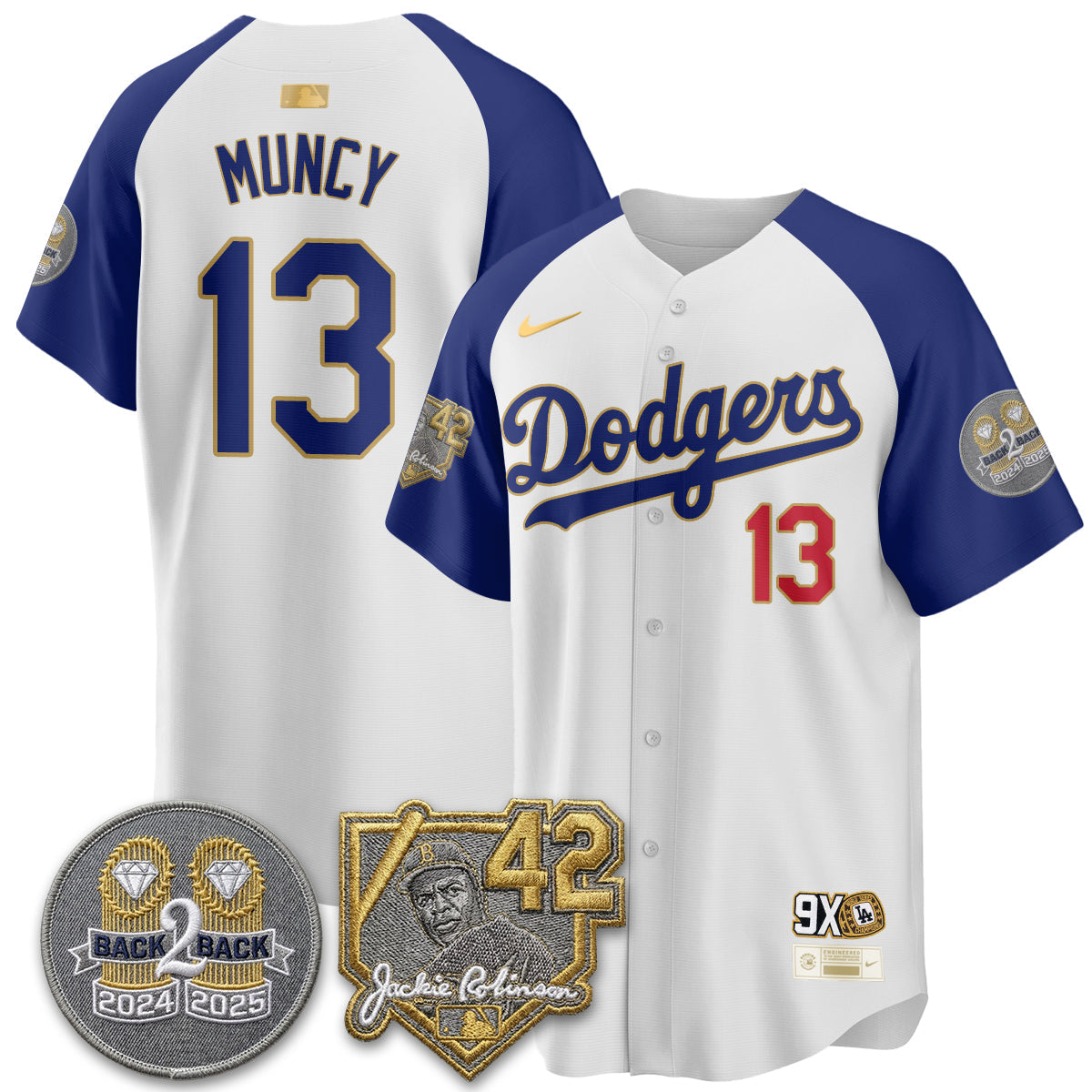 LAD -  2026 Jackie Robinson Day Vapor Limited Jersey - All Stitched
