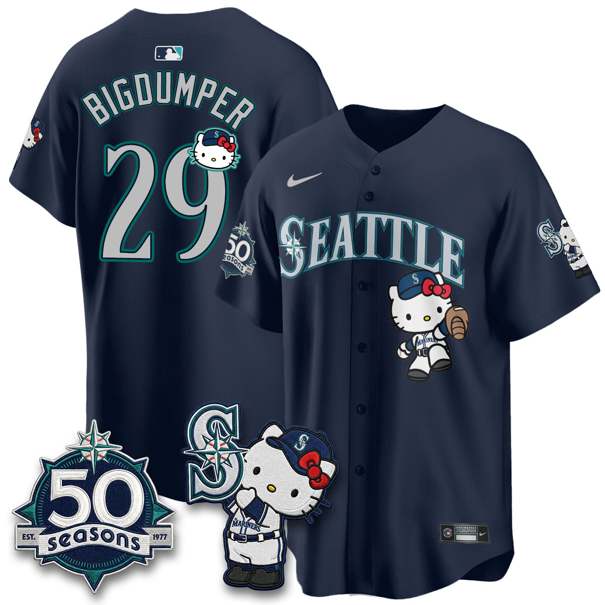 SEA x Meow KT Night Limited Jersey - All Stitched V2