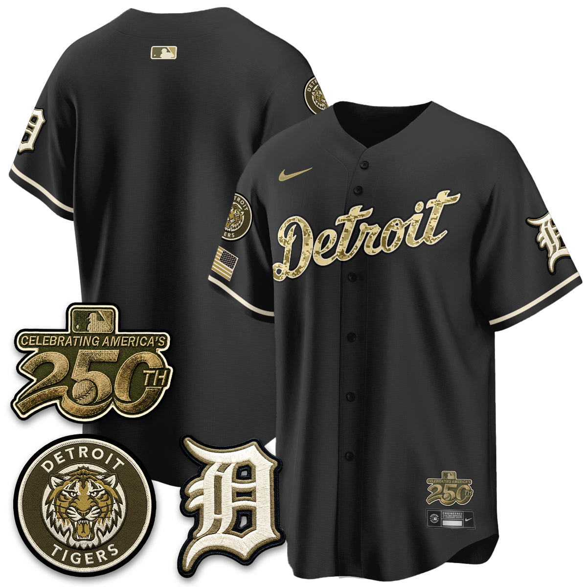 DET 2026 Armed Forces Day Jersey - Stitched