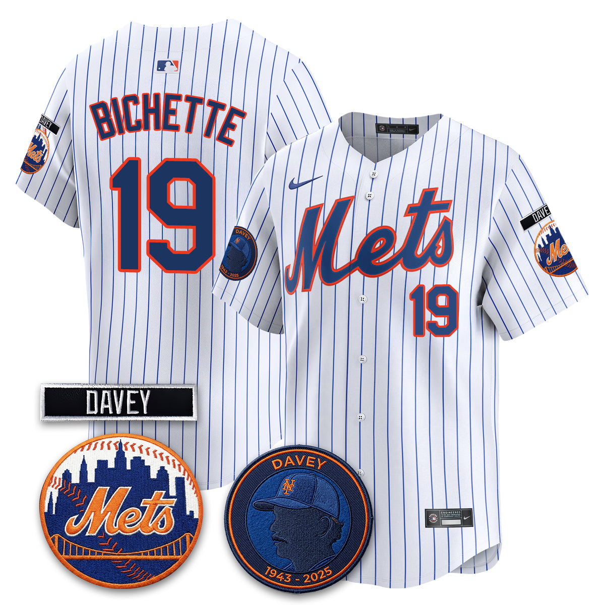 NYM 2026 Davey Johnson In Memoriam Vapor Limited Jersey - All Stitched