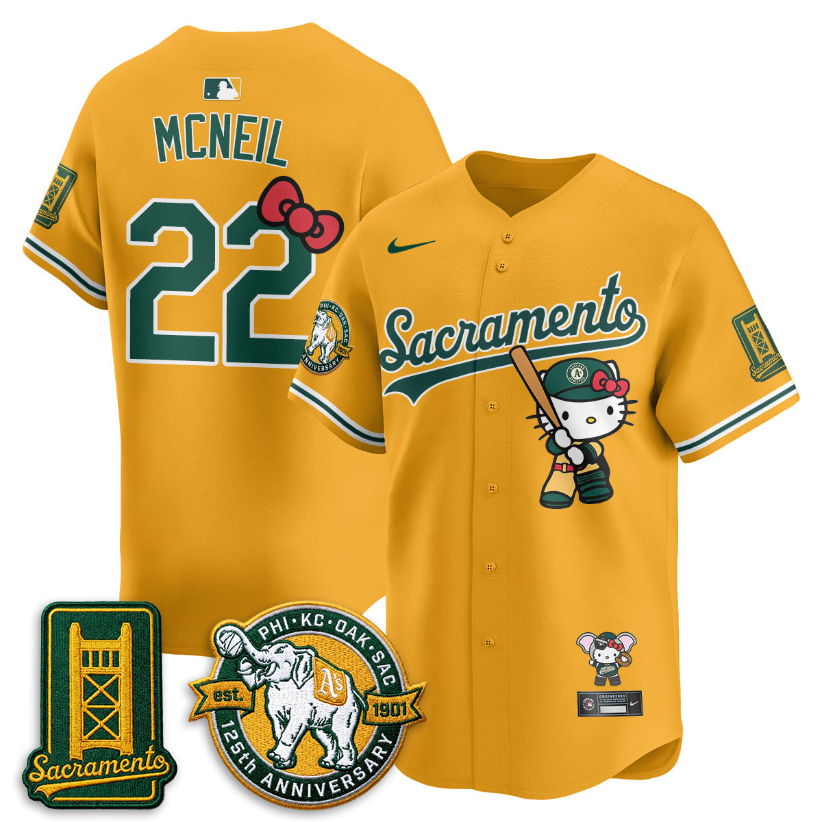 OAK x Meow KT 2026 Vapor Limited Jersey - Stitched