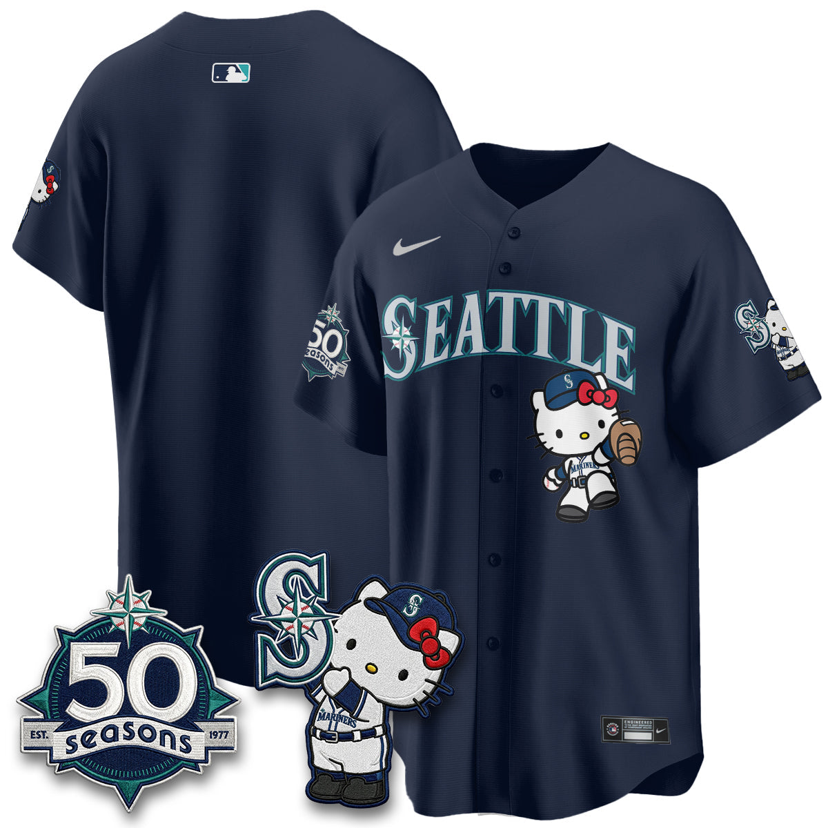 SEA x Meow KT Night Limited Jersey - All Stitched V2