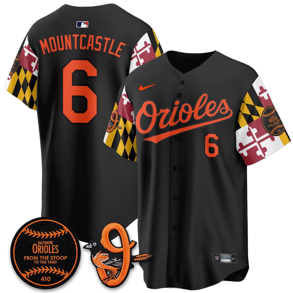 BAL 2026 x Maryland State Flag Vapor Jersey - Stitched V2