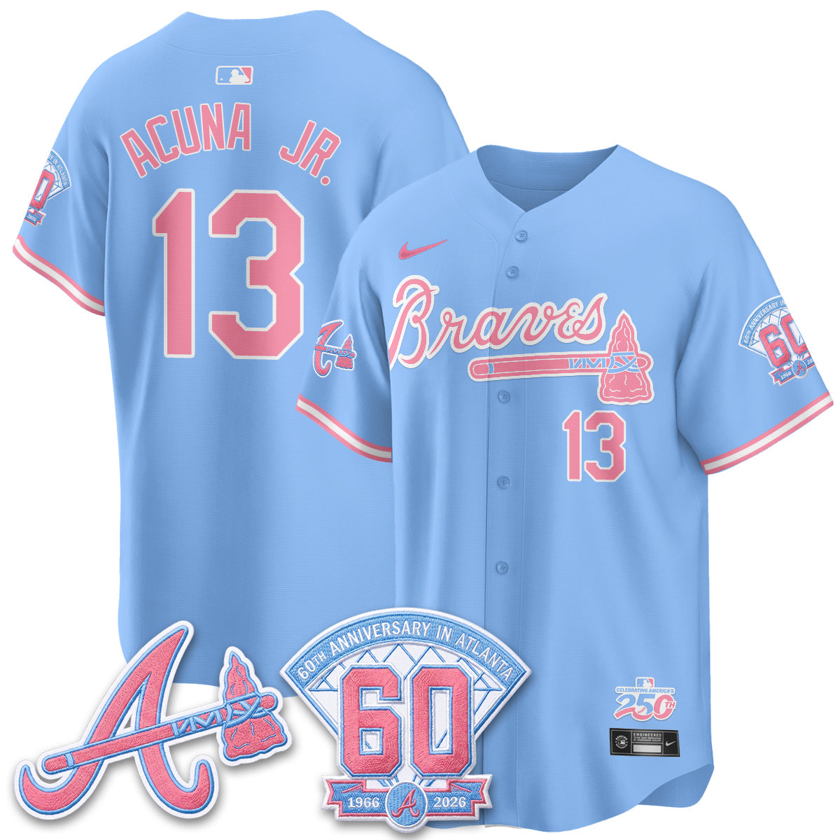 ATL x Bubblegum Vapor Jersey - Stitched