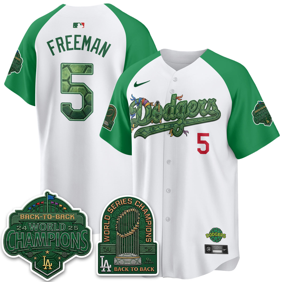 LAD x TMNT 2026 Vapor Jersey - Stitched