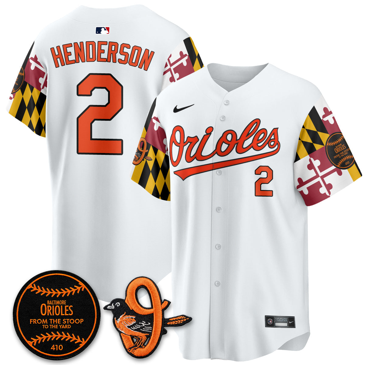 BAL 2026 x Maryland State Flag Vapor Jersey - Stitched V2