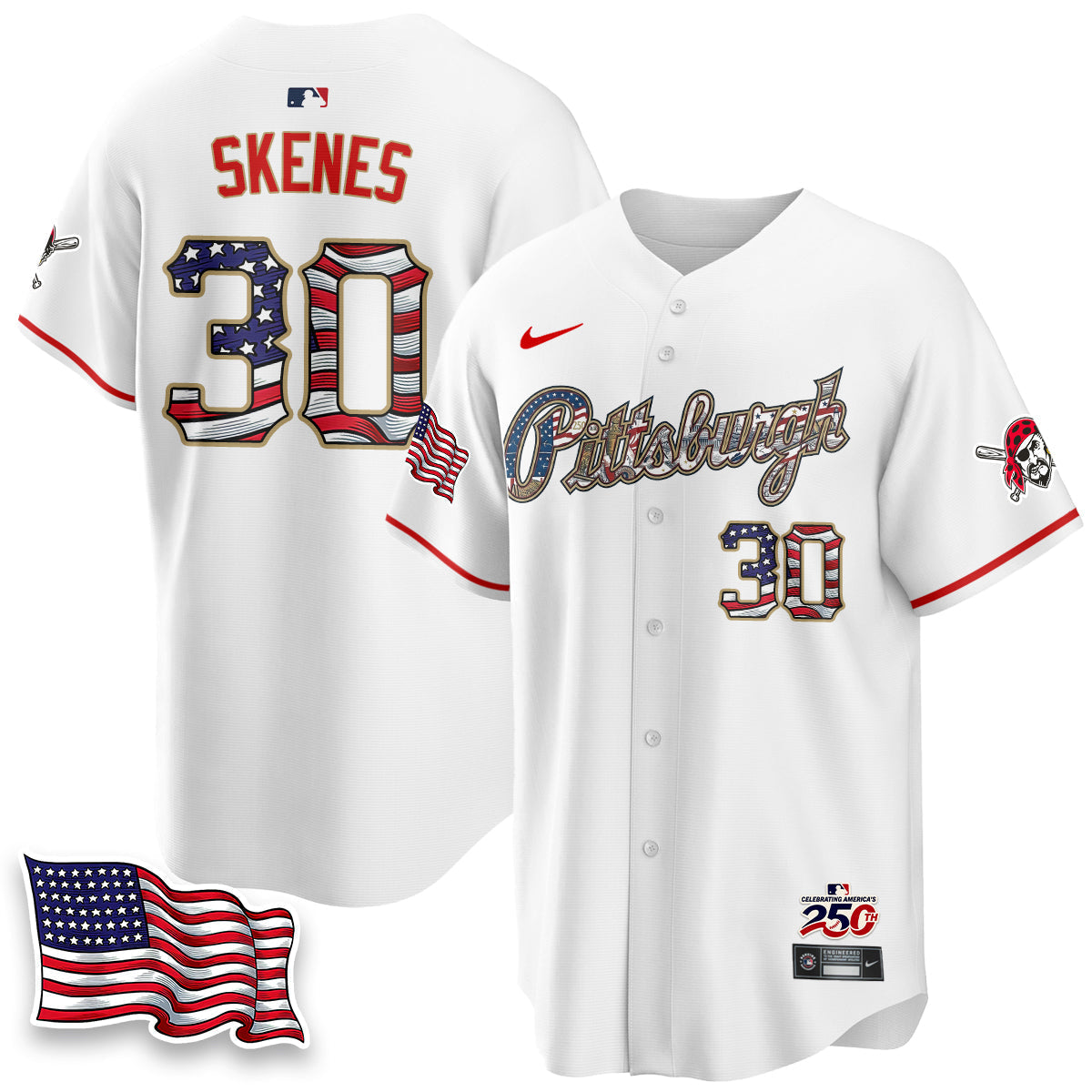 PIT 2026 Independence Day USA Vapor Limited Jersey - Stitched