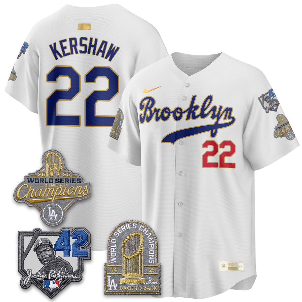 LAD 2026 Brooklyn Jackie Robinson Limited Jersey - All Stitched