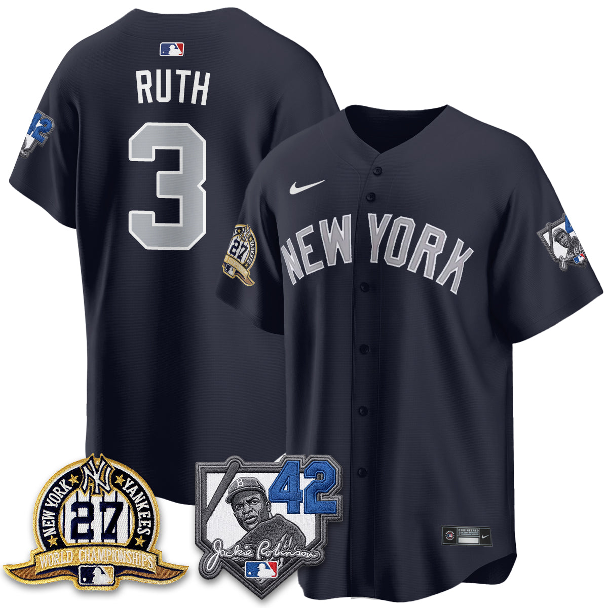 NYY 2026 Jackie Robinson Day Vapor Limited Jersey - Stitched