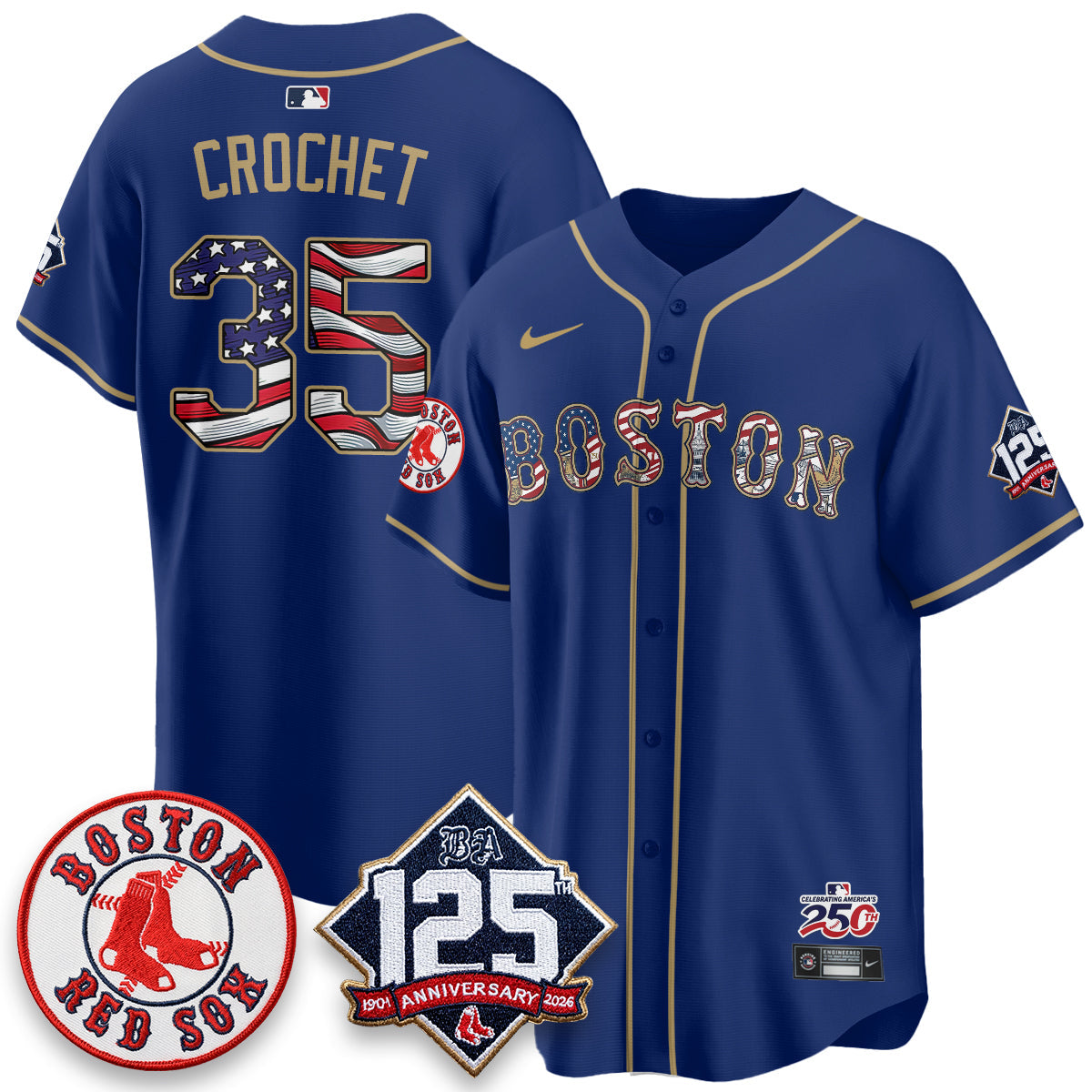 BOS 2026 Independence Day USA Vapor Limited Jersey - Stitched