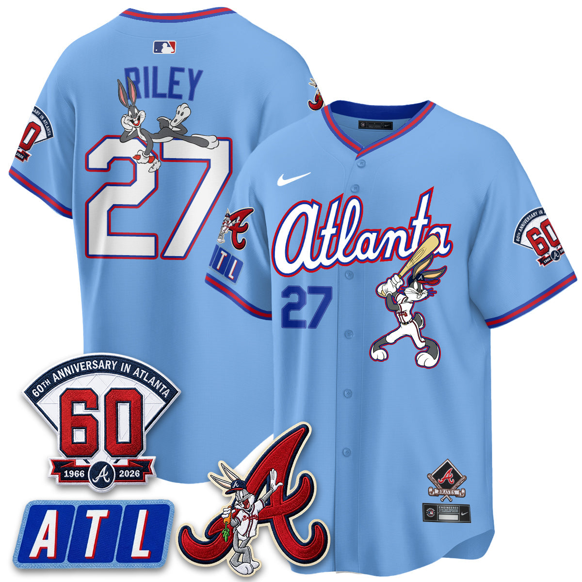 ATL x Bunny Vapor Premier Limited Jersey - Stitched