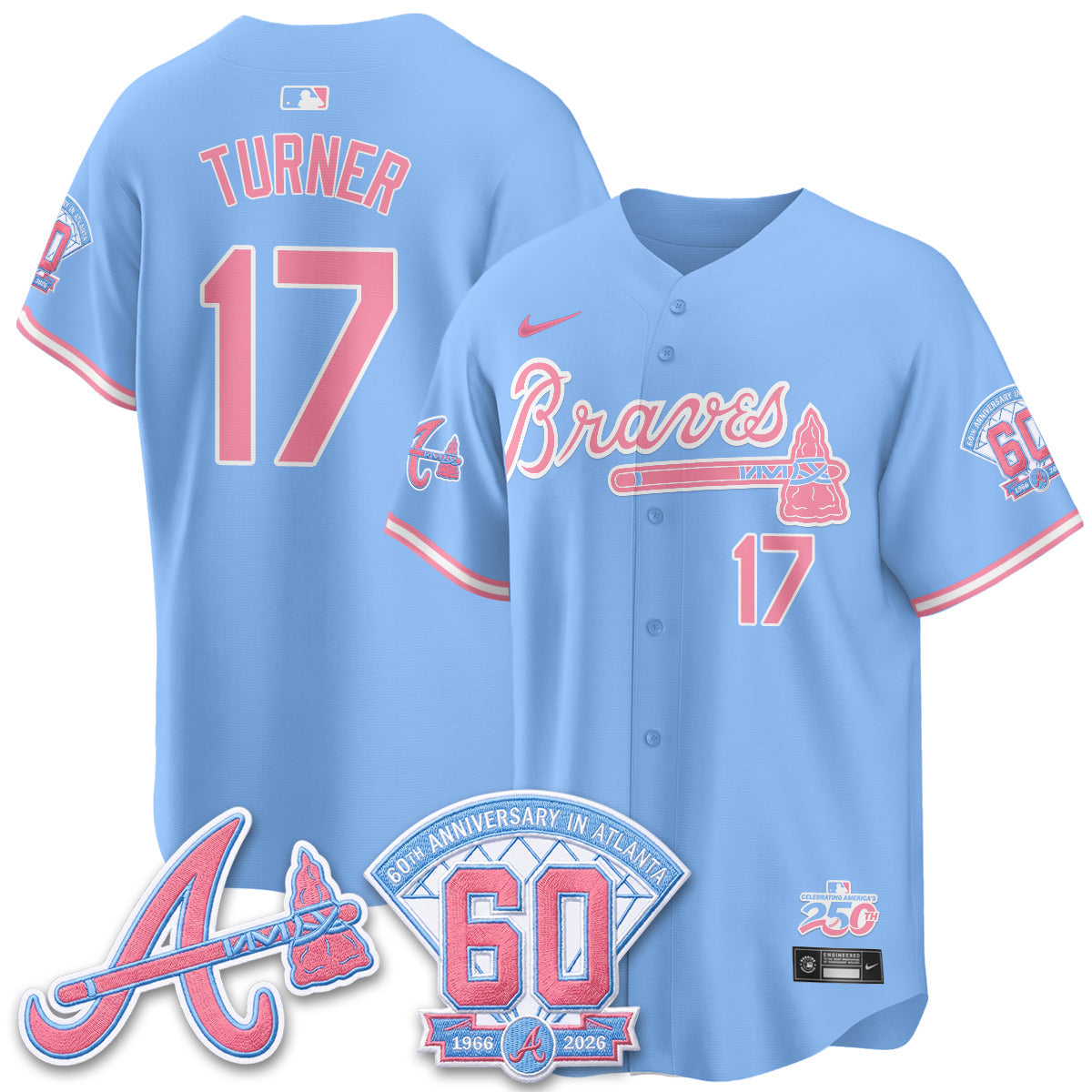 ATL x Bubblegum Vapor Jersey - Stitched