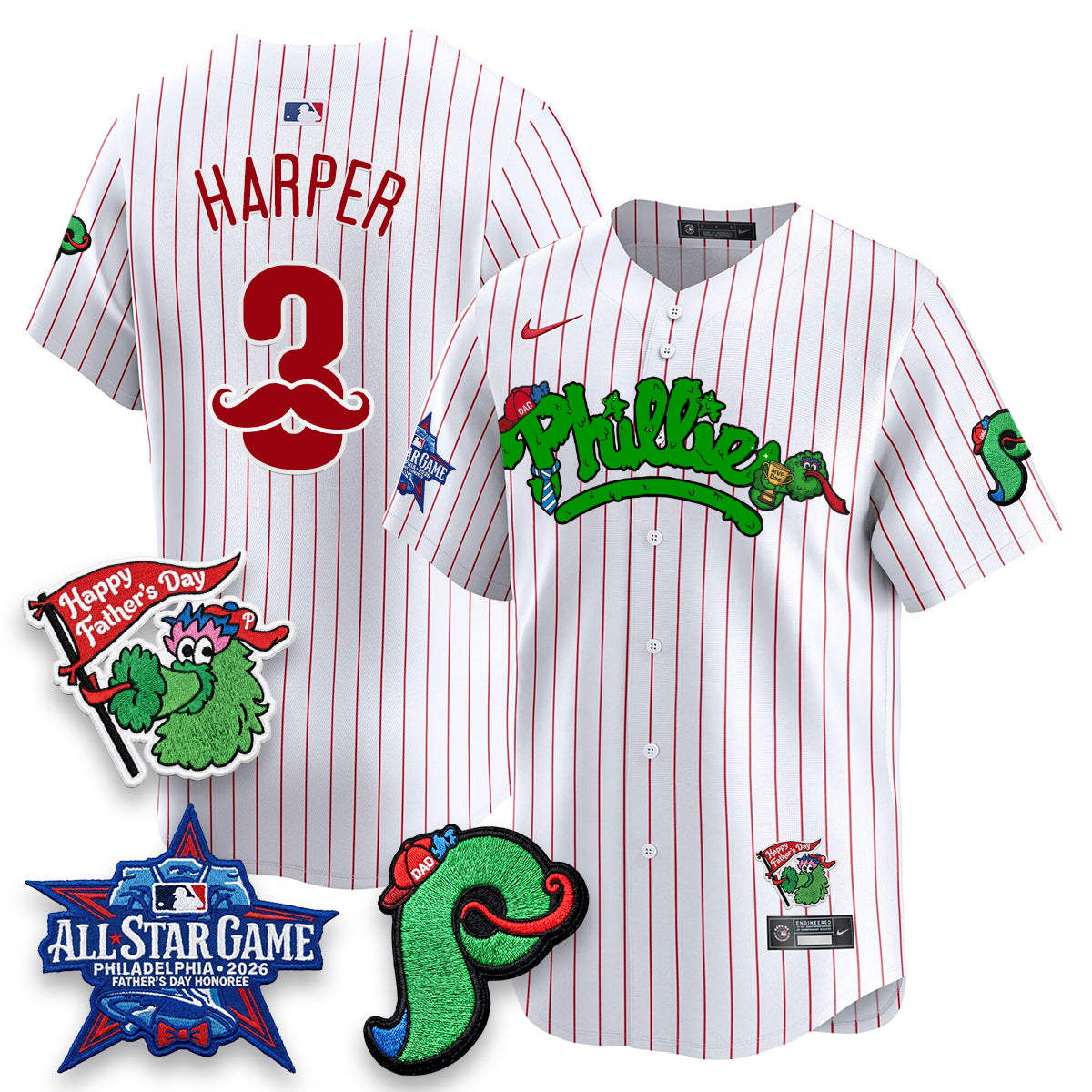 PHI Happy Father's Day Vapor Jersey - Stitched