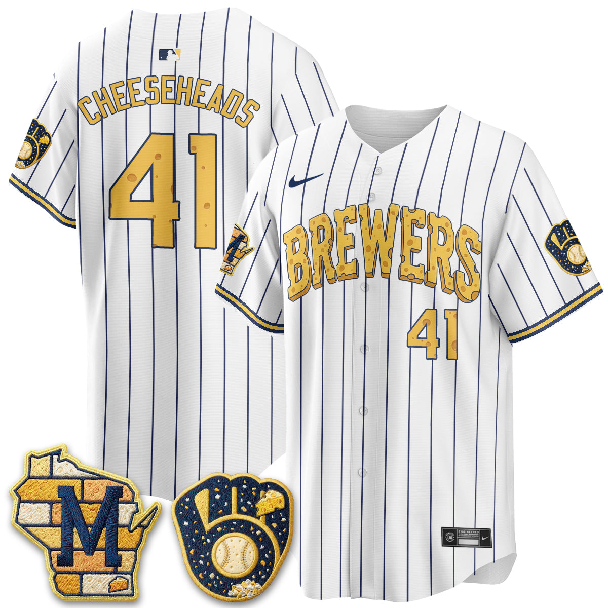 MIL Cheesehead Edition Vapor Limited Jersey - Stitched