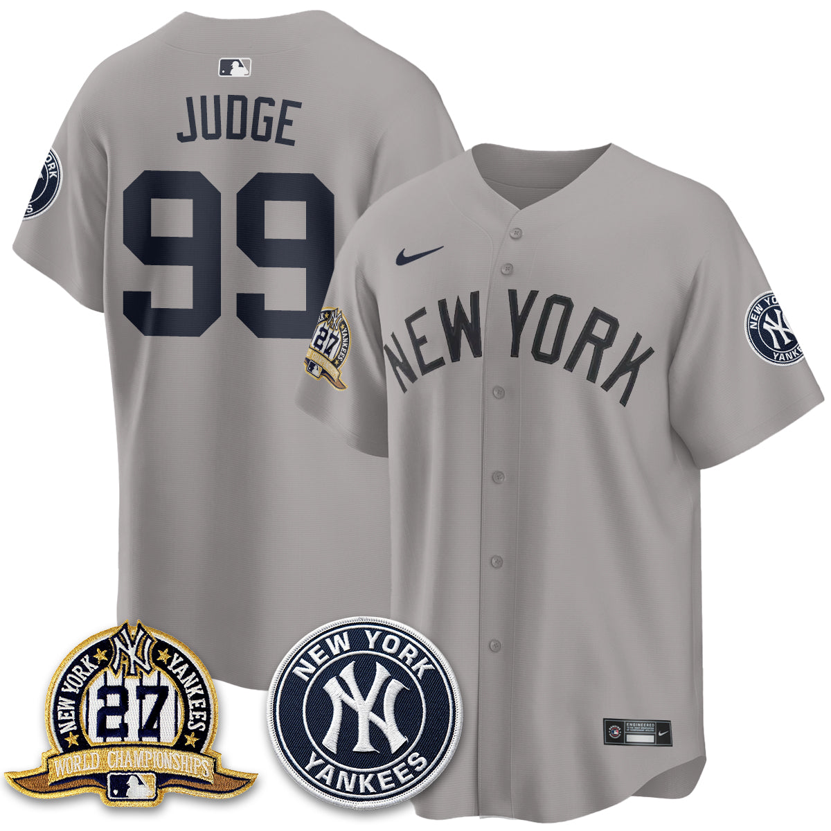 NYY Alternate Jersey - All Stitched