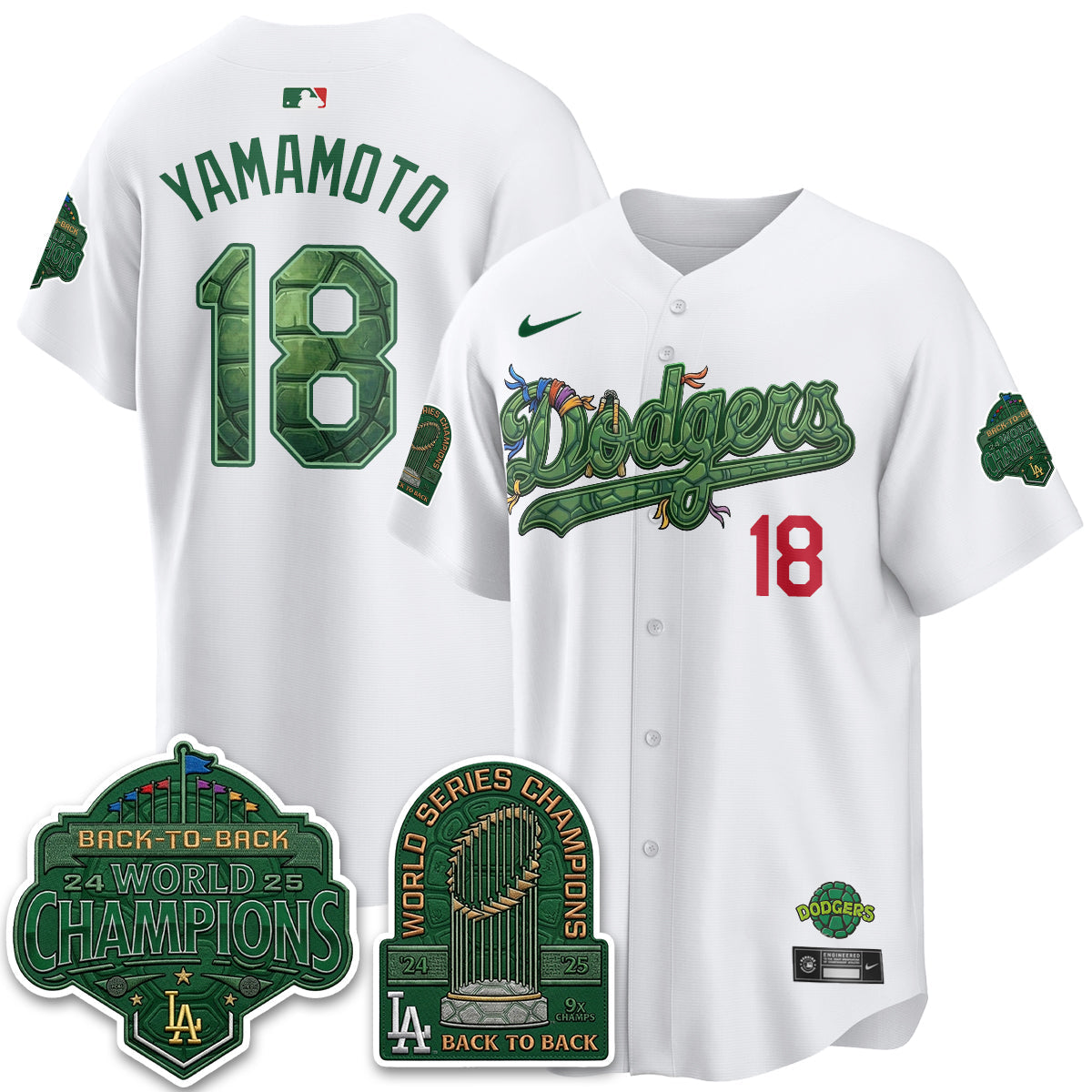 LAD x TMNT 2026 Vapor Jersey - Stitched