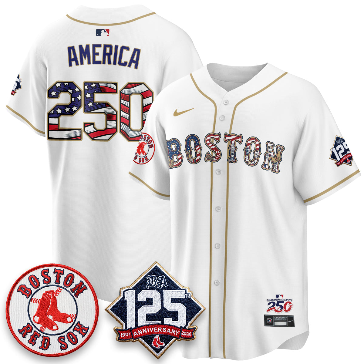 BOS 2026 Independence Day USA Vapor Limited Jersey - Stitched