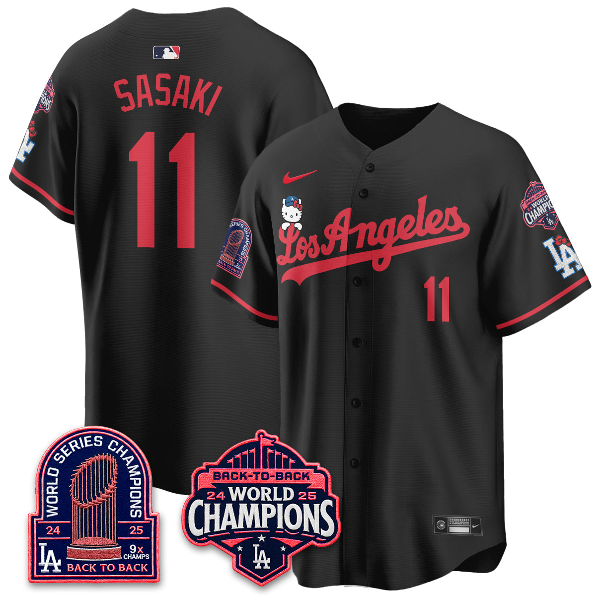 LAD x Hello Kitty Night 2026 Vapor Jersey - All Stitched - V2
